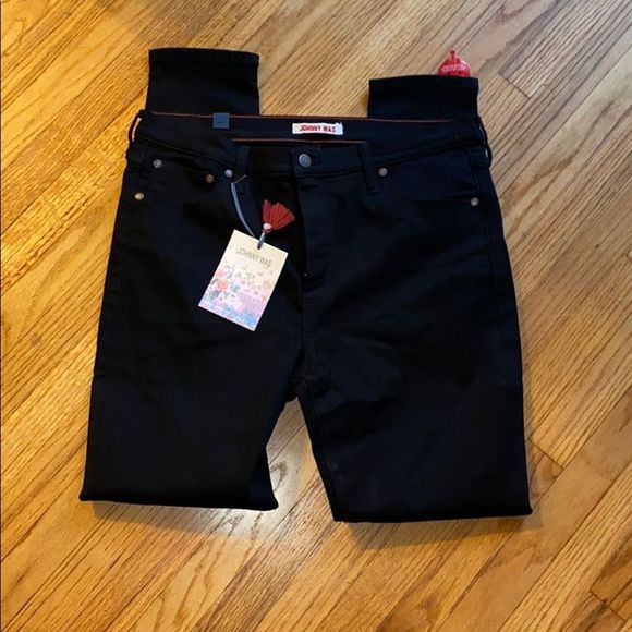 Johnny Was The Skinny Jean Black Jegging Legging 31 Brand New with Tags - Picture 3 of 8
